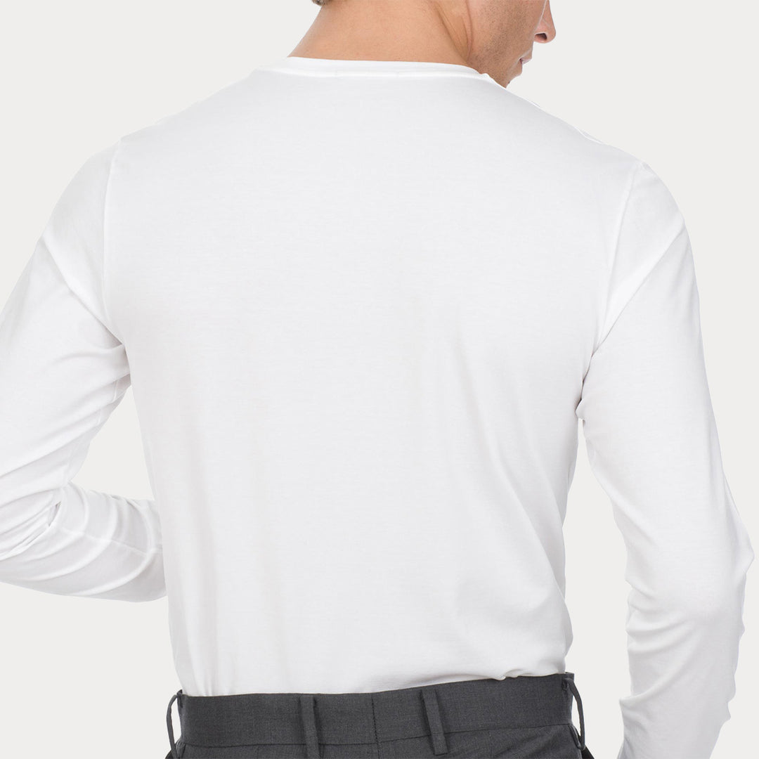 T-shirt manica lunga bianca