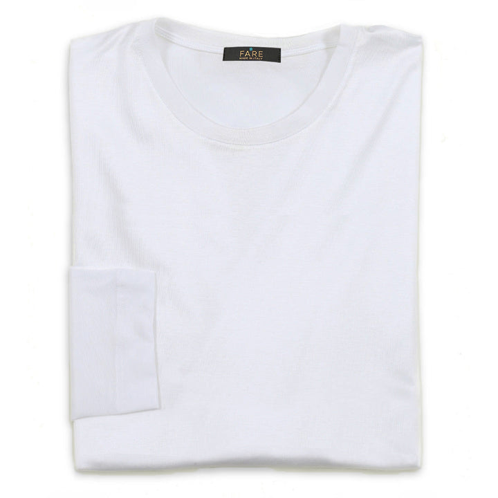 T-Shirt Manica Lunga - bianco -