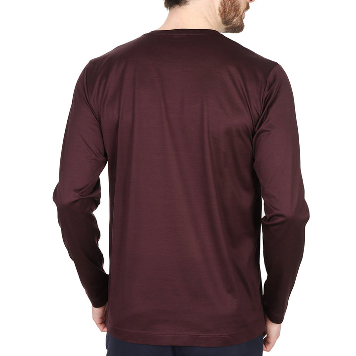 T-Shirt Manica Lunga - prugna -