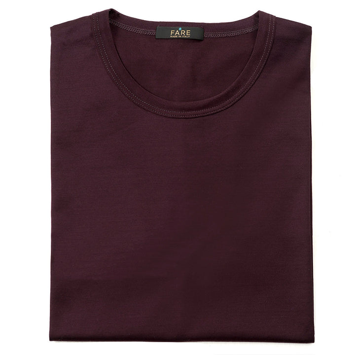 T-Shirt Manica Corta - prugna -