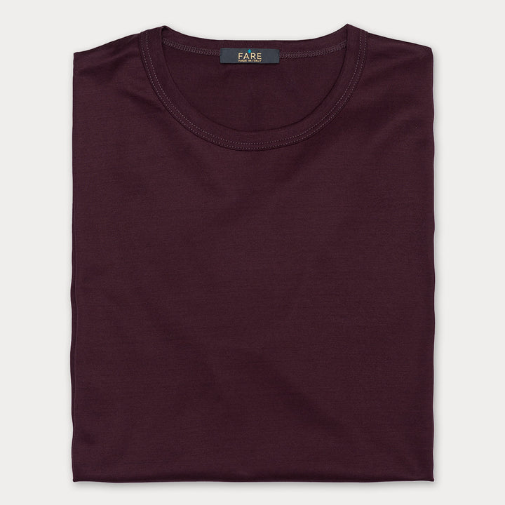 T-Shirt Manica Corta - prugna -