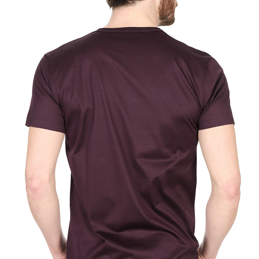 T-Shirt Manica Corta - prugna -