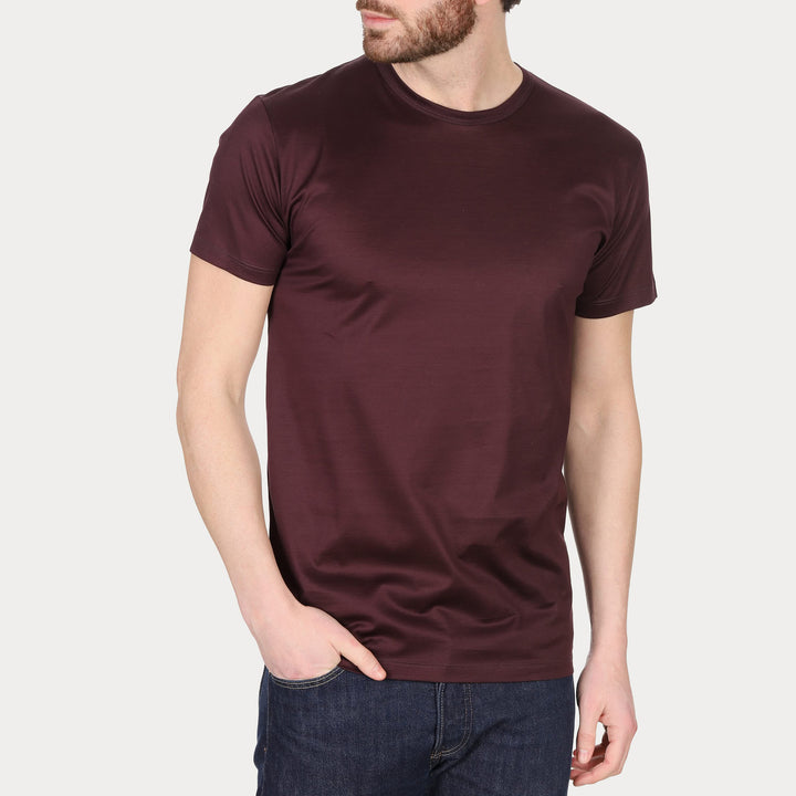 T-Shirt Manica Corta - prugna -