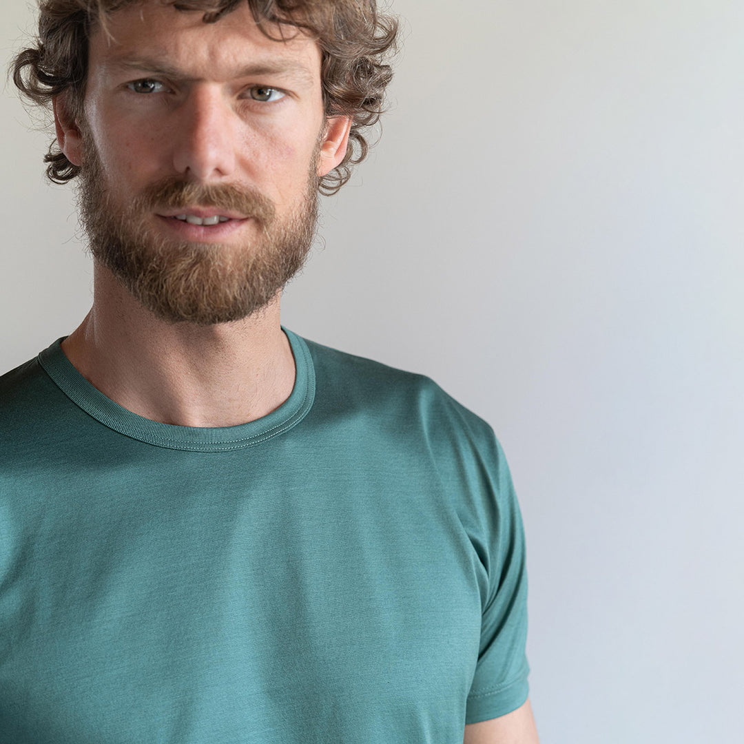 T-shirt Crew Neck Short Sleeve - emerald -