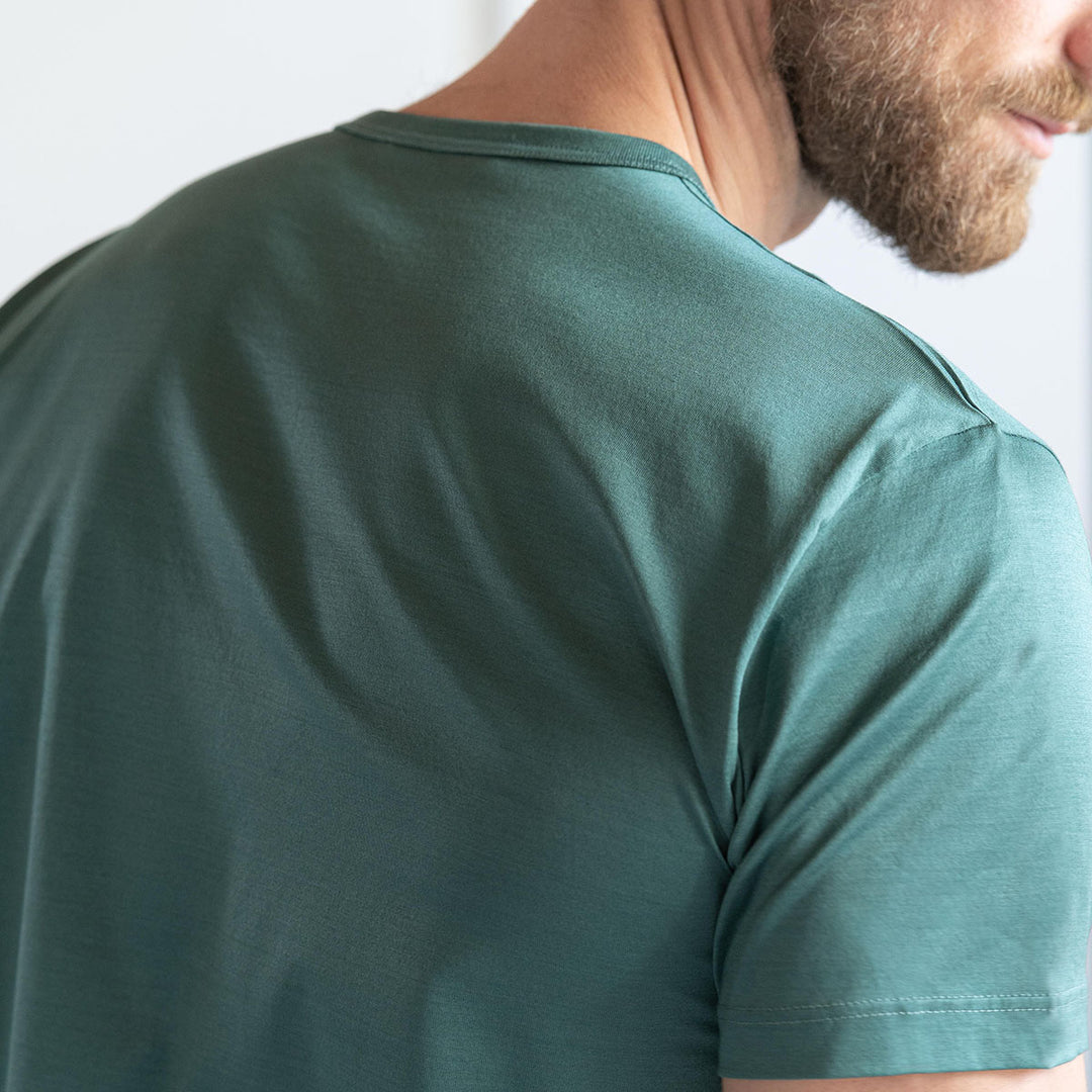 T-shirt Crew Neck Short Sleeve - emerald -