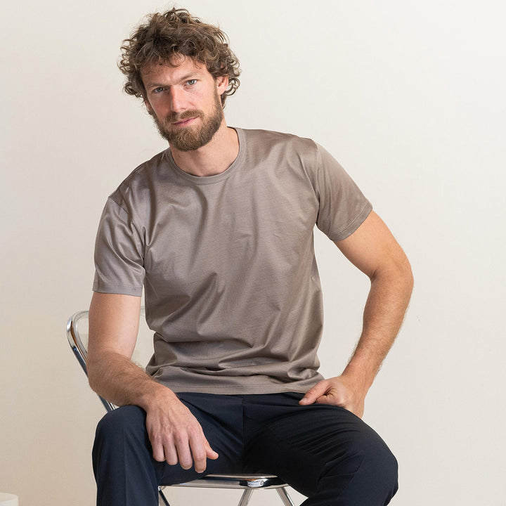 T-shirt Crew Neck Short Sleeve - blue -