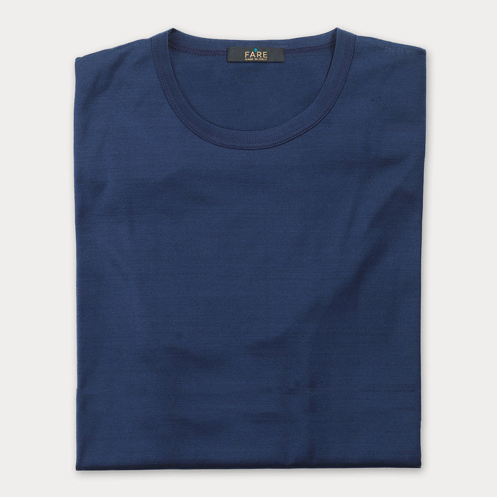 T-shirt Crew Neck Short Sleeve - royal blue -