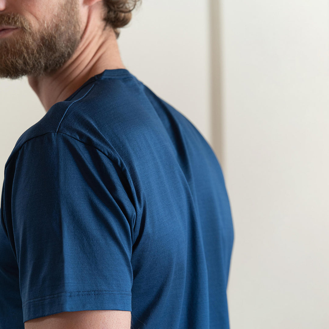 T-shirt Crew Neck Short Sleeve - royal blue -