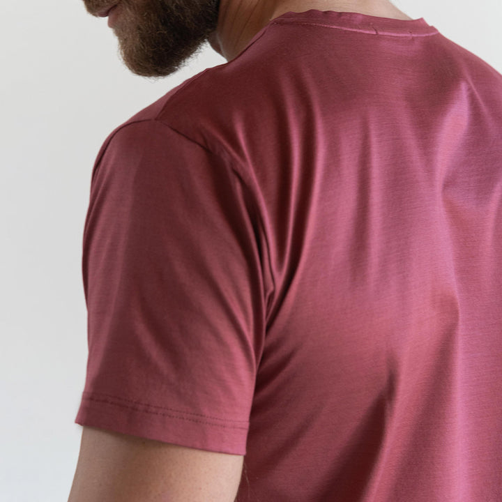 T-shirt Crew Neck Short Sleeve - purple -