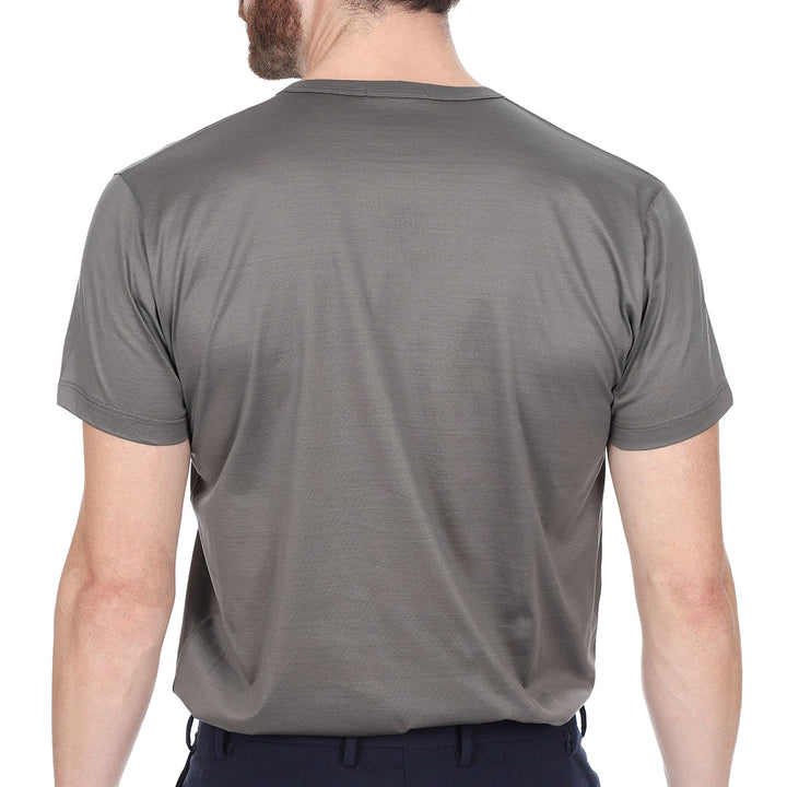 T-shirt Crew Neck Short Sleeve - grey -