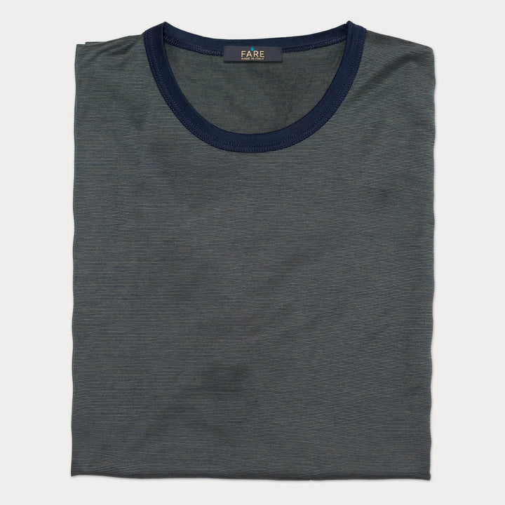 T-Shirt Manica Corta - fil à fil foresta -