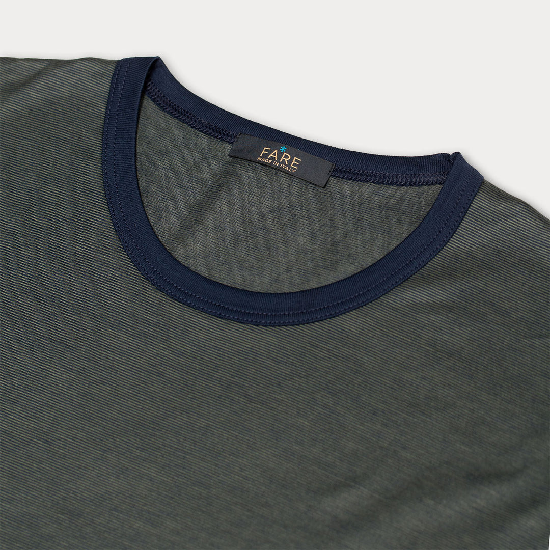 T-Shirt Manica Corta - fil à fil foresta -