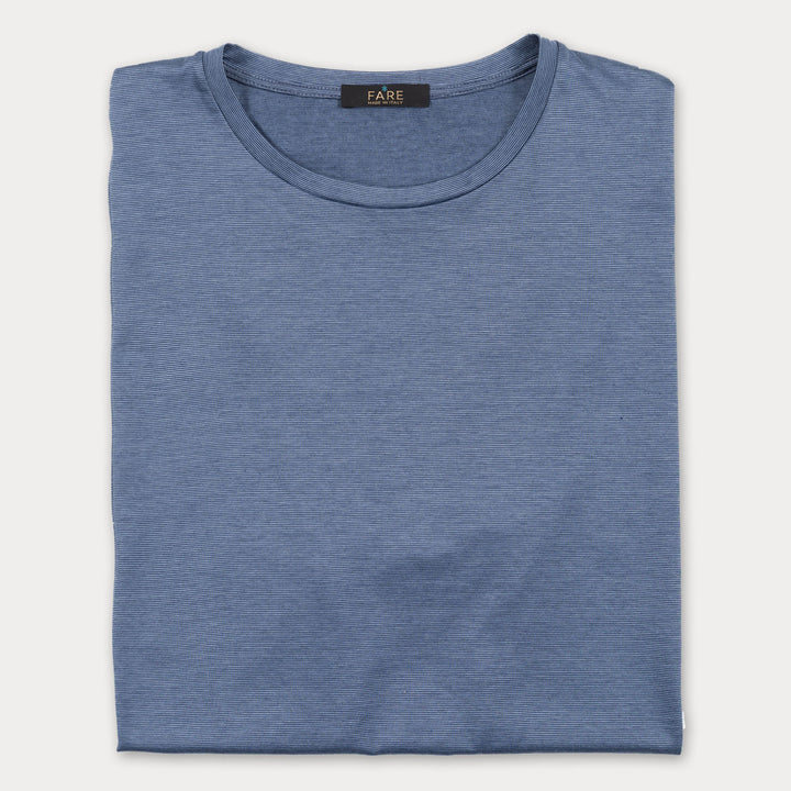 T-Shirt Manica Corta - fil à fil sky -