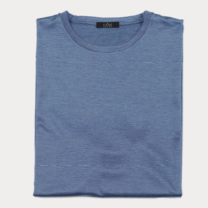 T-Shirt Manica Corta - fil à fil sky -