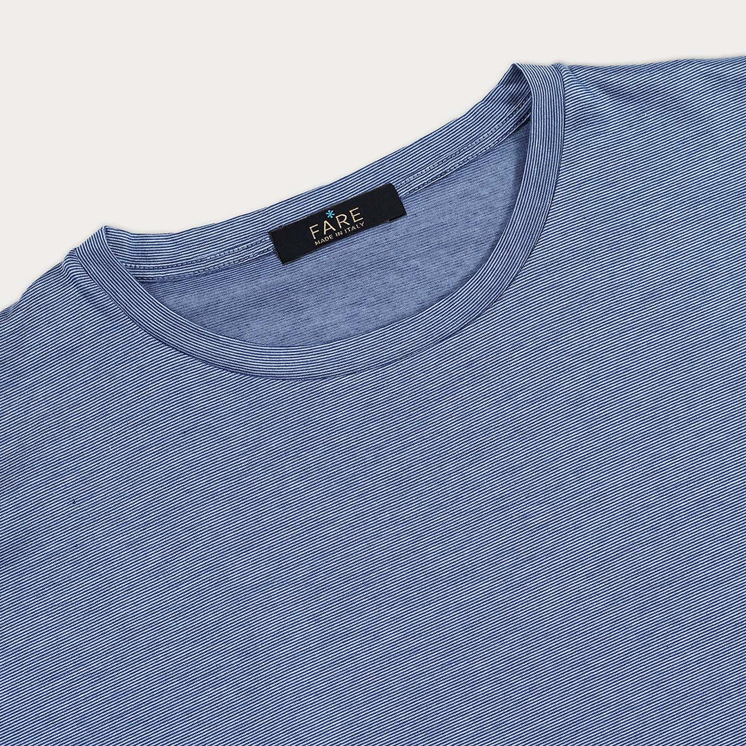 T-Shirt Manica Corta - fil à fil sky -