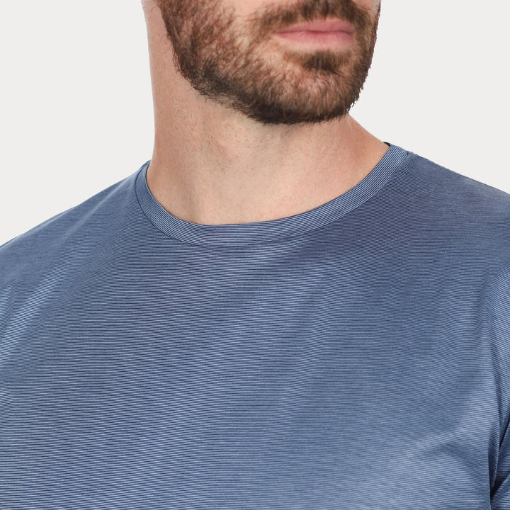 T-Shirt Manica Corta - fil à fil sky -