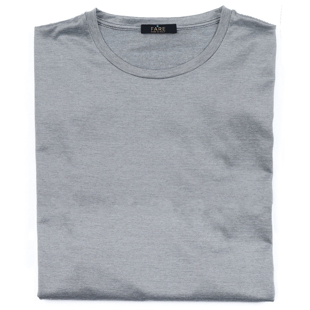 T-shirt Crew Neck Short Sleeve - fil à fil gray -