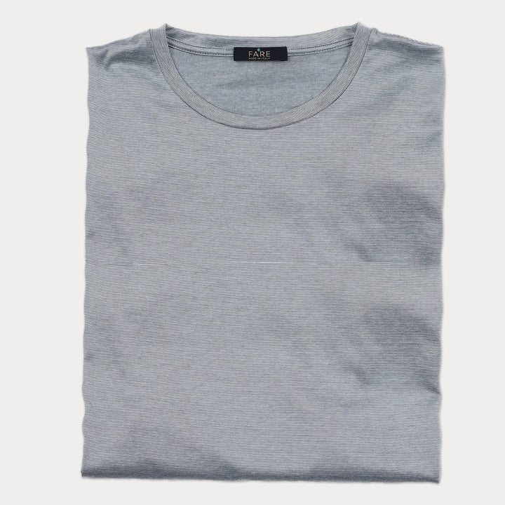 T-Shirt Manica Corta - fil à fil grigio -