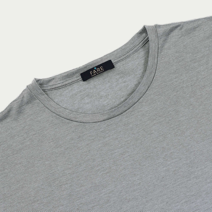 T-Shirt Manica Corta - fil à fil grigio -