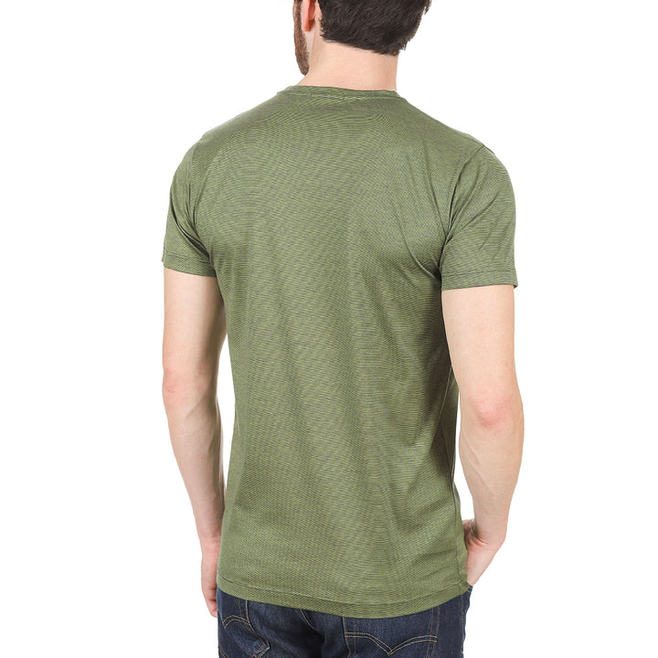 T-shirt Crew Neck Short Sleeve - fil à fil green -