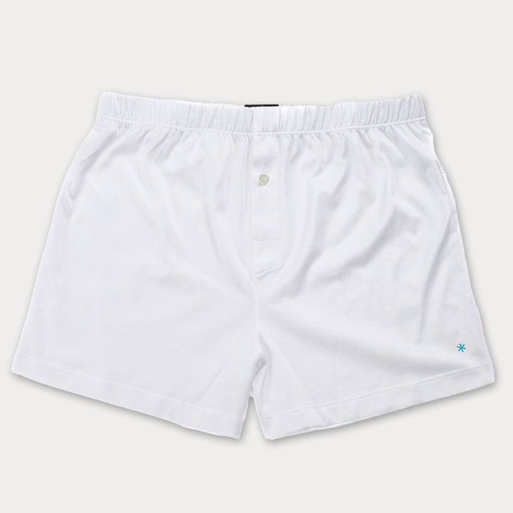 Boxer Lungo con apertura - bianco -