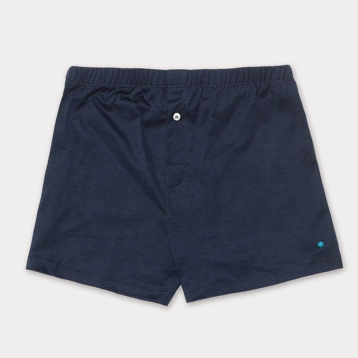 Boxer Lungo con apertura - blu -