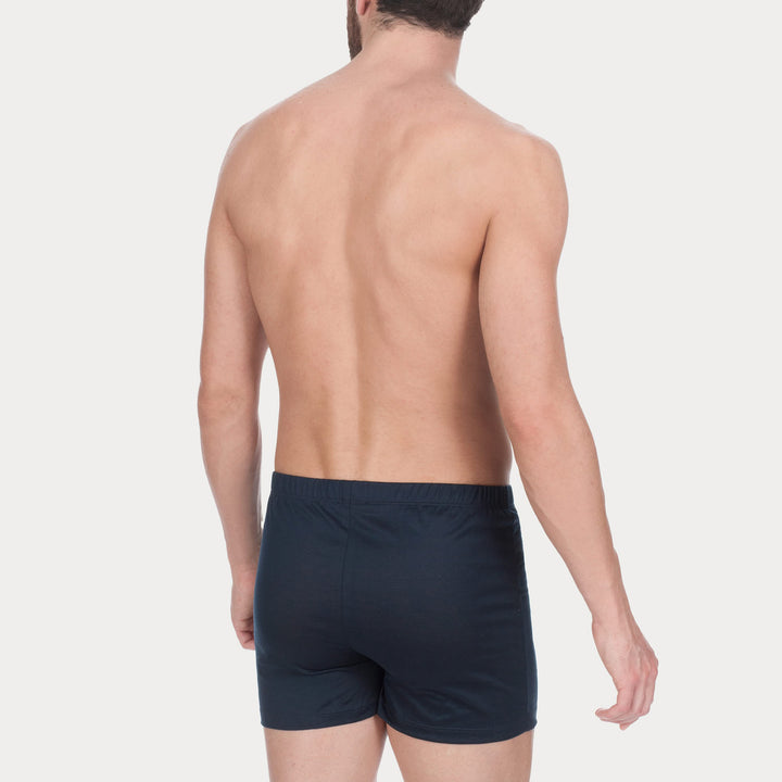 Boxer Lungo con apertura - blu -