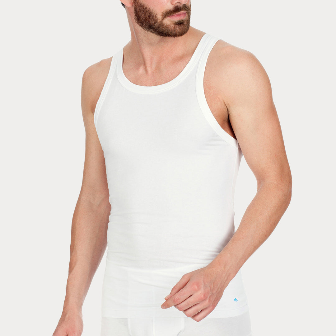 Q.tà 2 Canotte -bianco-