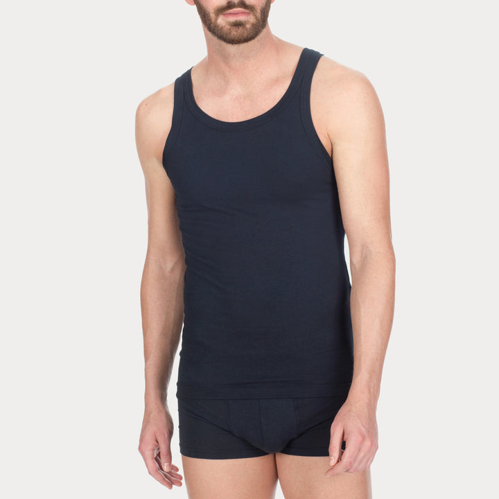 Q.tà 2 Canotte -blu-