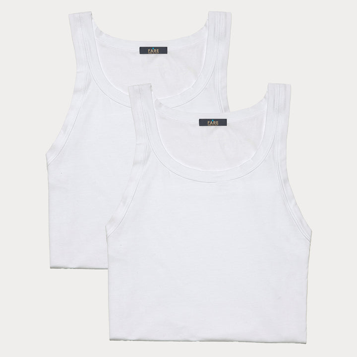 Q.tà 2 Canotte -bianco-