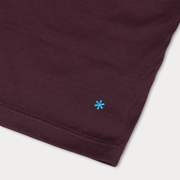 T-Shirt Manica Corta - prugna -