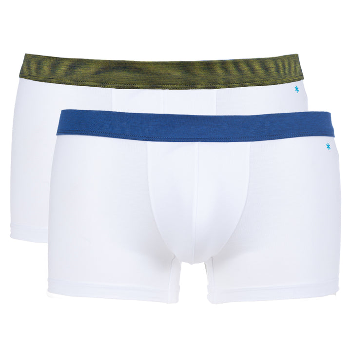 2- kit Boxer Briefs - White waistband fil à fil -