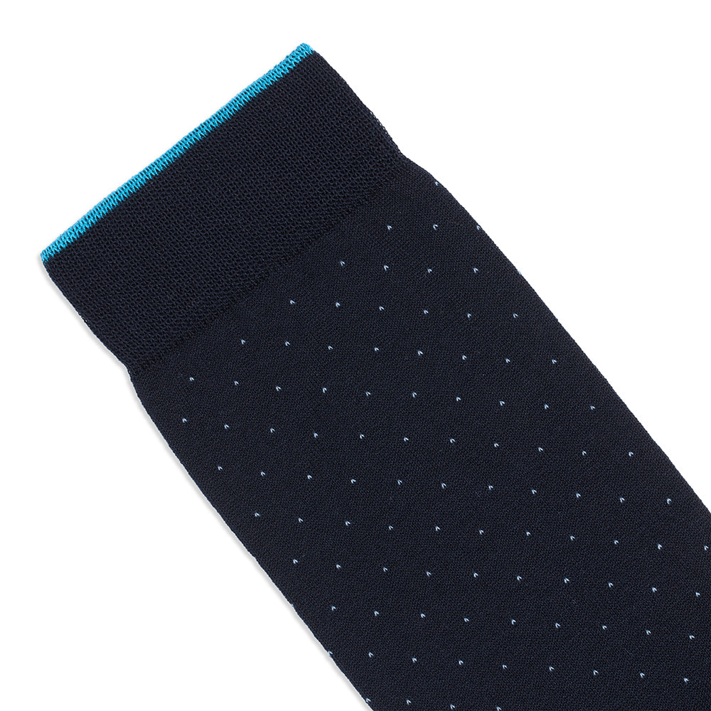 Short Socks in pinpoint blue-sky