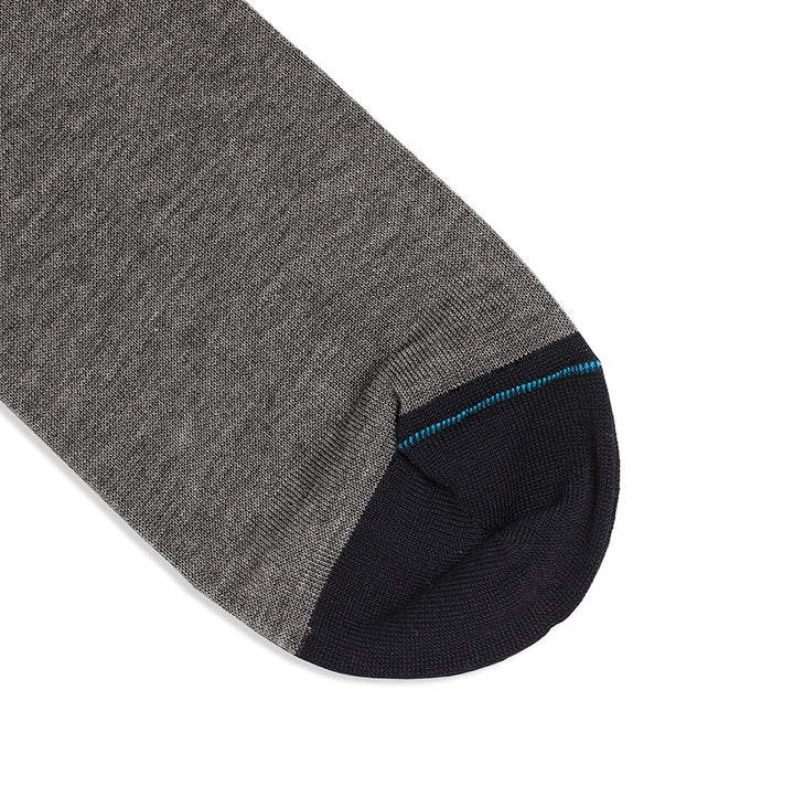 Long Socks in gray melange