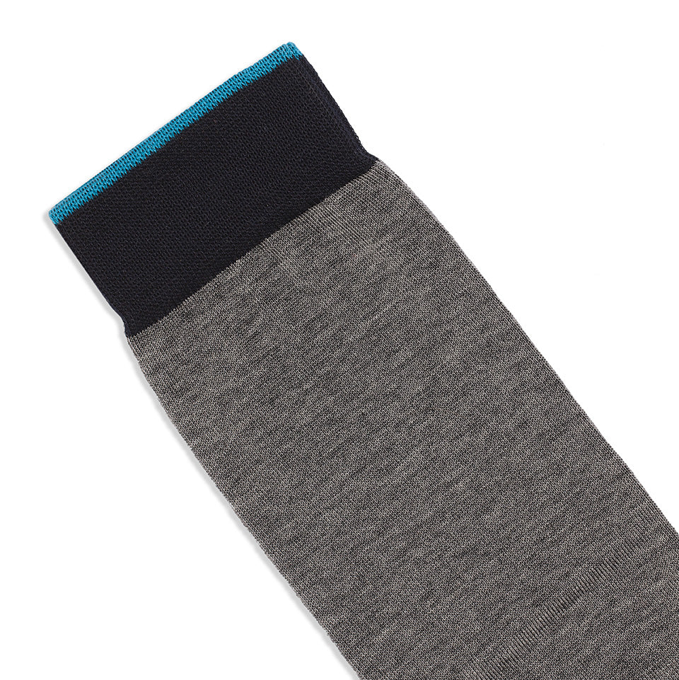 Long Socks in gray melange