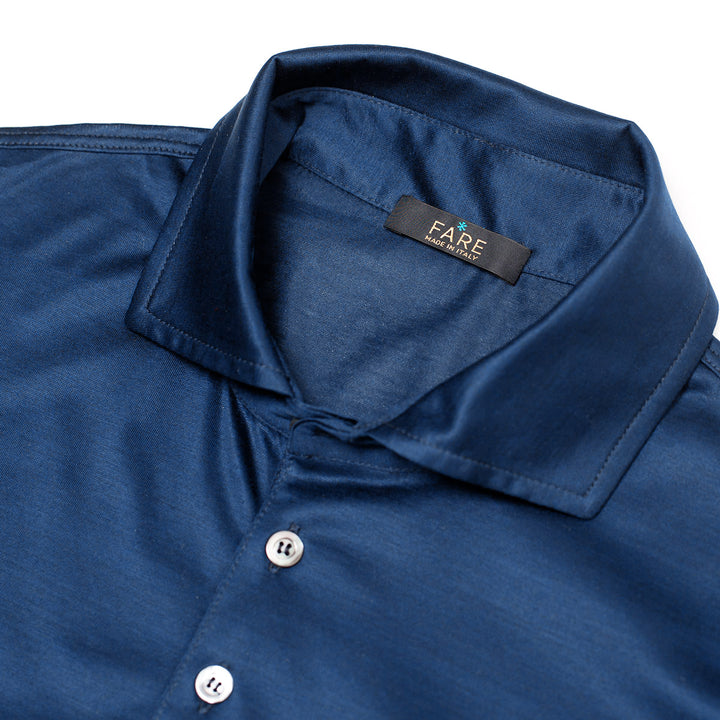 Polo shirt short sleeved - ocean -