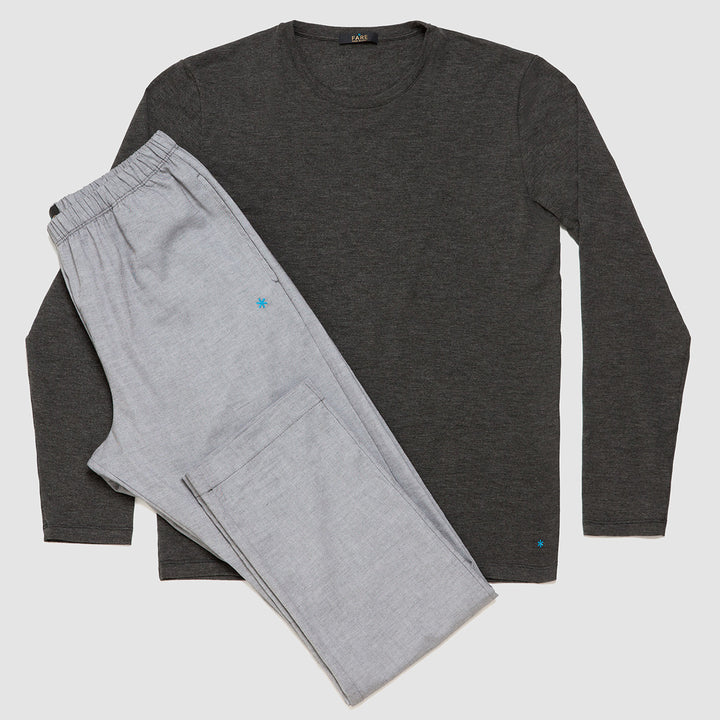 Maglia e Pantalone lungo -antracite/grigio-