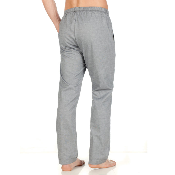 Men's Cotton Lounge Trousers -grey-