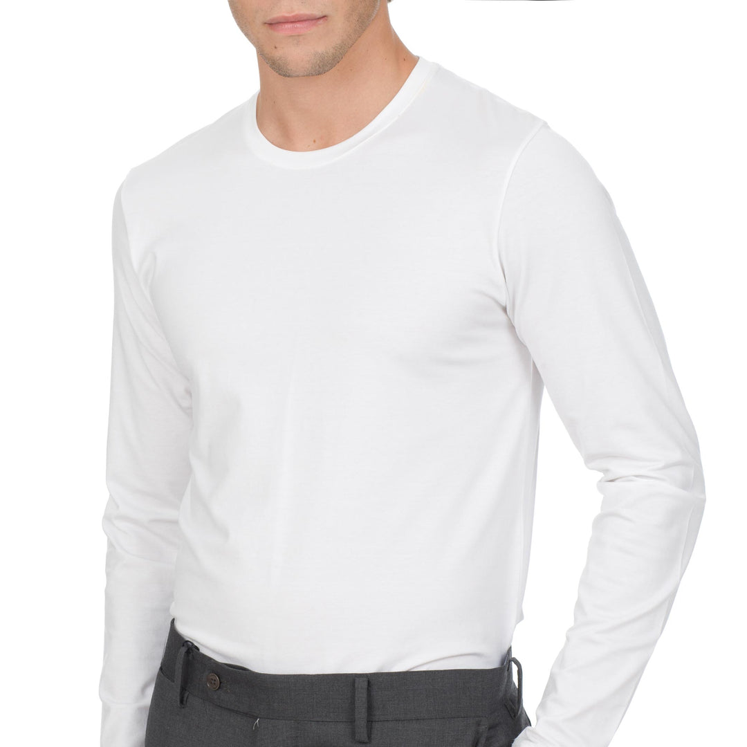 T-shirt manica lunga bianca