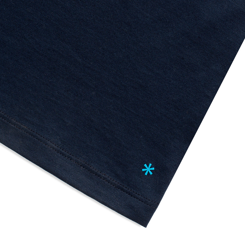 T-shirt Crew Neck Long Sleeve - blue -