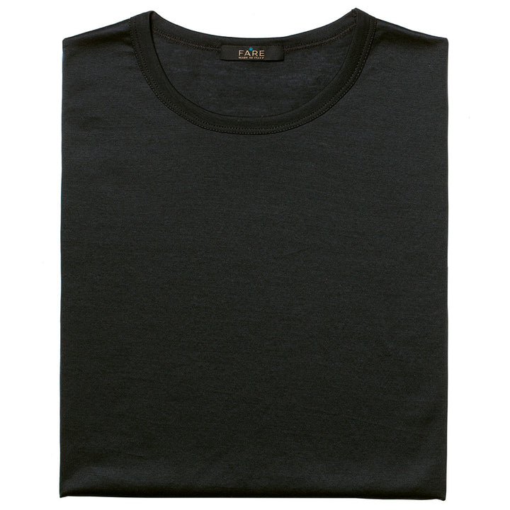 T-shirt Crew Neck Short Sleeve - asphalt -