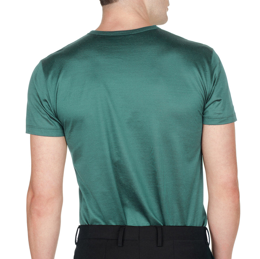 T-shirt Crew Neck Short Sleeve - emerald -