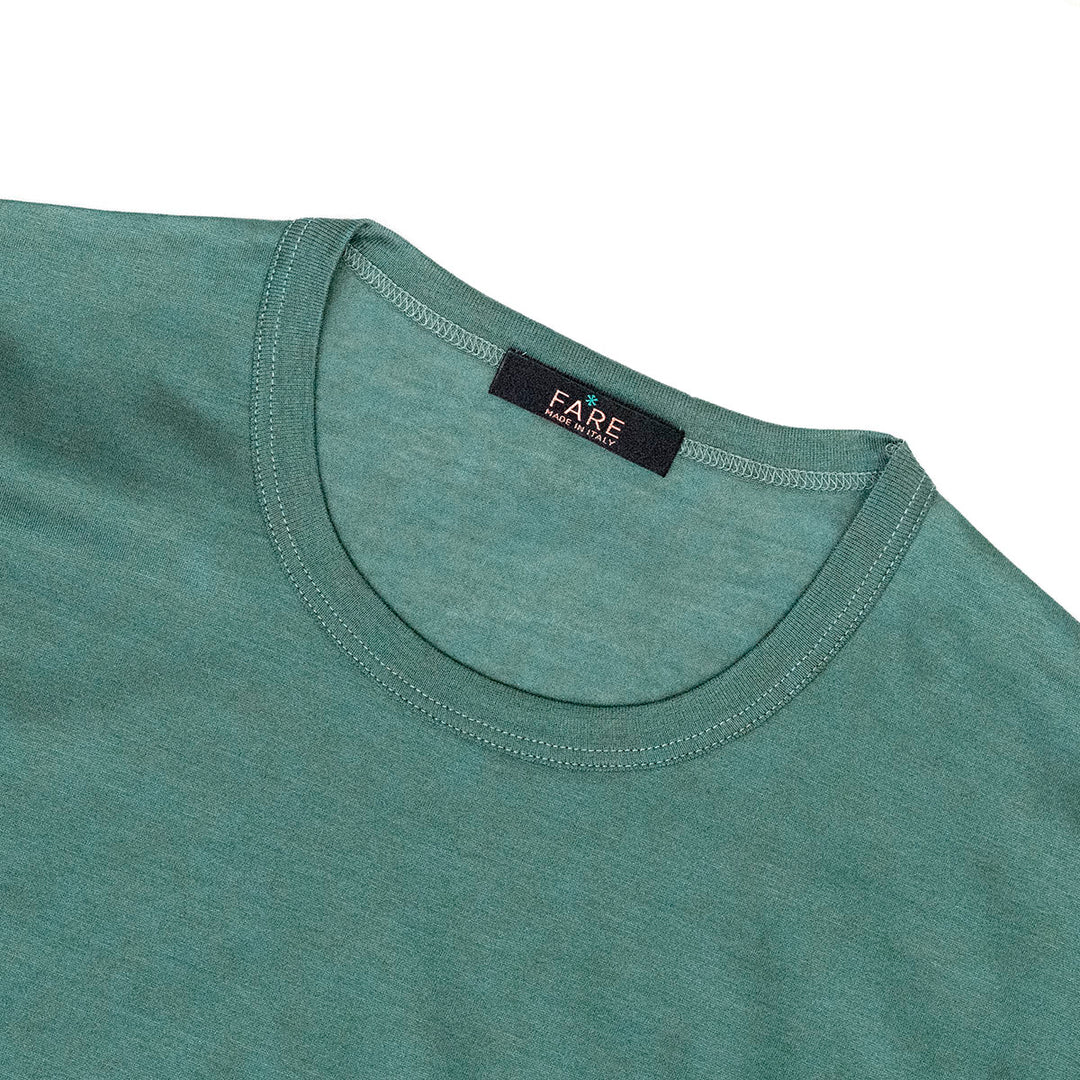 T-shirt Crew Neck Short Sleeve - emerald -